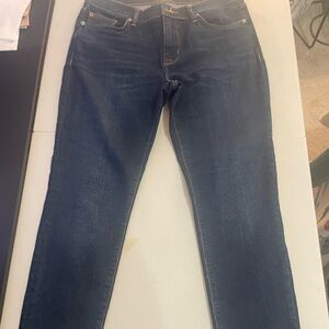 Hudson Jeans Dark Blue Women's Jeans super skinny. Size 31= size 10